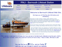 Tablet Screenshot of barmouthlifeboat.co.uk